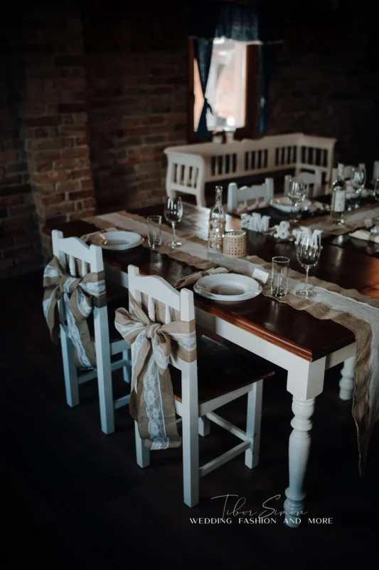 Lakodalmi dekorációk fotózása