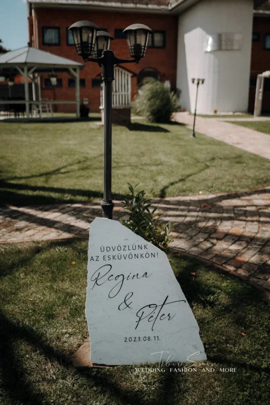 Lakodalmi dekorációk fotózása Sopronban